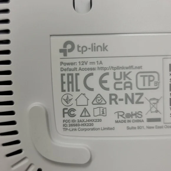 TP-Link Router HX220 AX1800 Mesh Excellent Condition Tested Works. - Picture 5 of 6